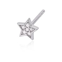 Mono orecchino Mabina Donna Orecchini In Argento in Argento Zircone 563407 - 563407